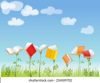 125,769 Book Spring Stock Vectors, Images & Vector Art | Shutterstock