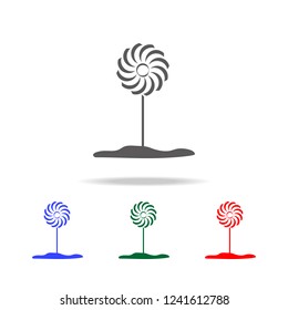 garden windmill icon. Elements of garden in multi colored icons. Premium quality graphic design icon. Simple icon for websites, web design, mobile app, info graphics