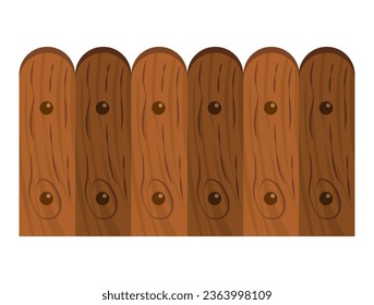 garden wooden fence security icon isolated