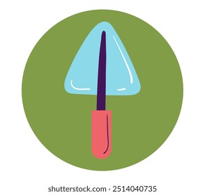 Garden working tool line art simple style isolated concept