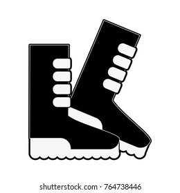 Gardener boots isolated