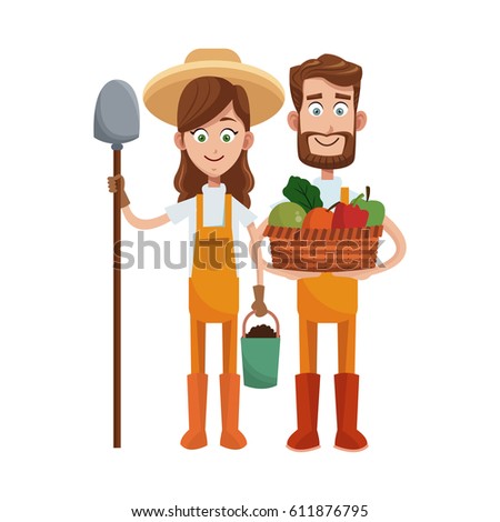 gardener couple icon