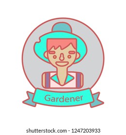 gardener icon flat colors