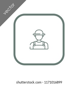 gardener icon - illustration