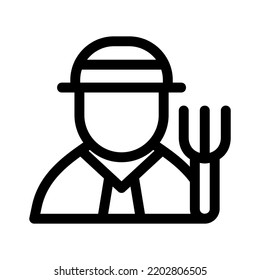 gardener icon or logo isolated sign symbol vector illustration - high quality black style vector icons
