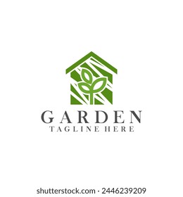 Gardener Logo Design Inspiration Vector, Lawn Care, Farmer, Lawn Service Logotype, Icon Vector