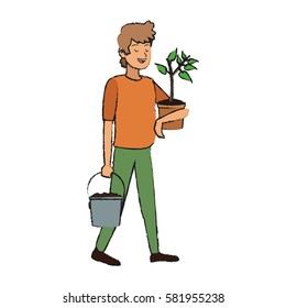 gardener man icon