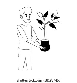 gardener man icon