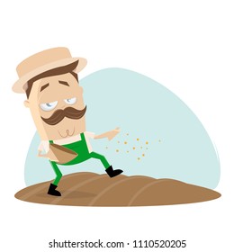 jardinero en la siembra