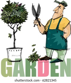 gardener - tree - pruning