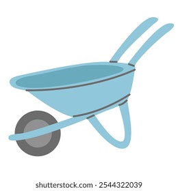 Gardener's cart isolated on a white background