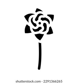 gardenia blossom spring glyph icon vector. gardenia blossom spring sign. isolated symbol illustration