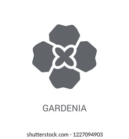 Gardenia icon. Trendy Gardenia logo concept on white background from Nature collection. Suitable for use on web apps, mobile apps and print media.