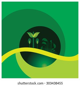 Gardening, agriculture &  harvesting  Vector illustration