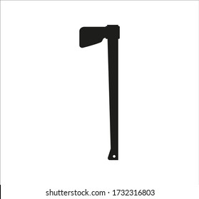 gardening ax. illustration for web and mobile design.