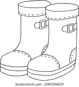 gardening boots, perfect for farm and outdoor designs.