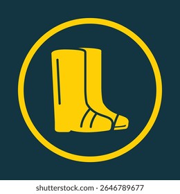 Gardening Boots trendy vector art design comely amazing design colorful useful illustration.eps