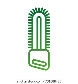 gardening chainsaw equipment element electrical vector illustration