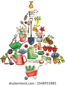 Gardening Christmas Holiday Plant Tree