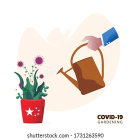 Gardening for Coronavirus, Covid-19 motherland, The epicenter of the Coronavirus, Who made the Coronavirus, Watering for Covid-19.