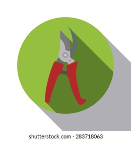 Gardening design over white background, vector illustration.