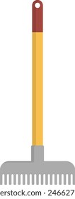Gardening Equipment in Flat Style. Isolated on a White Background