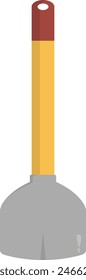 Gardening Equipment in Flat Style. Isolated on a White Background