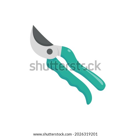 Gardening equipment. pruning shears for decorating the branches of trees in the garden