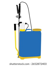 gardening equipment. vektor Backpack sprayer for pesticides 