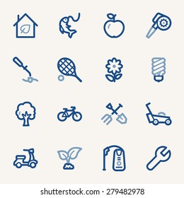 Gardening Equipment Web icons