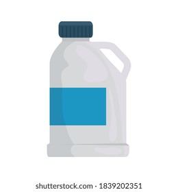 Gardening fertlizer bottle design, garden planting and nature theme Vector illustration