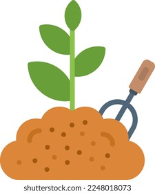 Gardening Flat Vector Icon Design