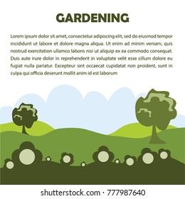 Gardening Flyer and Poster