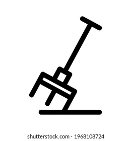 gardening fork icon or logo isolated sign symbol vector illustration - high quality black style vector icons

