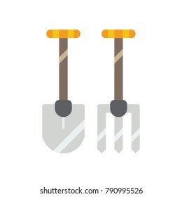 Gardening - Fork And Spade 