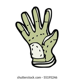 gardening glove drawing