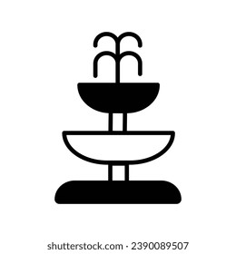 gardening glyph icons stock illustration 