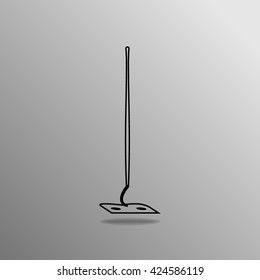 Gardening groundworks tools. Hoe