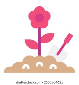 Gardening Hobby object icon illustration