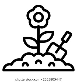 Gardening Hobby object icon illustration