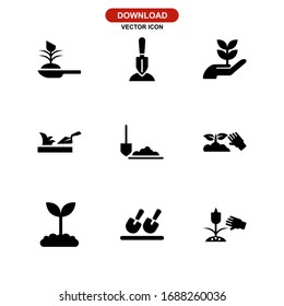gardening icon or logo isolated sign symbol vector illustration - Collection of high quality black style vector icons
