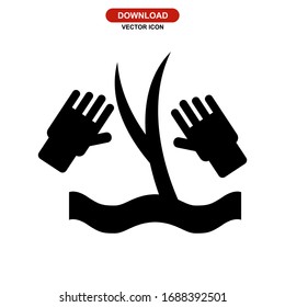 gardening icon or logo isolated sign symbol vector illustration - high quality black style vector icons
