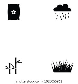 gardening icon set