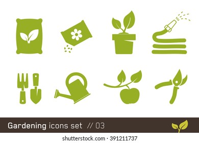 Gardening Icon Set