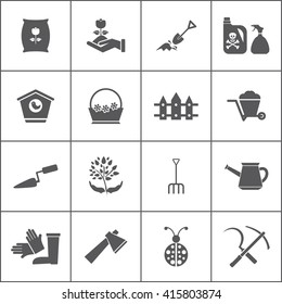Gardening Icon Set