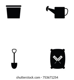gardening icon set