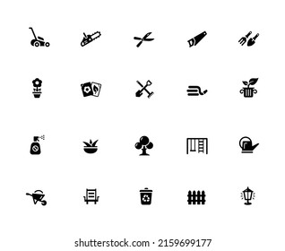 Gardening Icon Set - 32px Solid