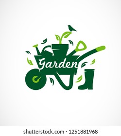 Gardening Icon Set. Garden Tools