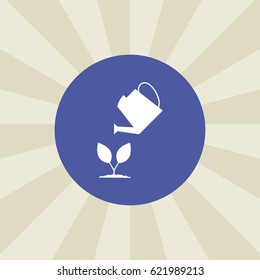 gardening icon. sign design. background