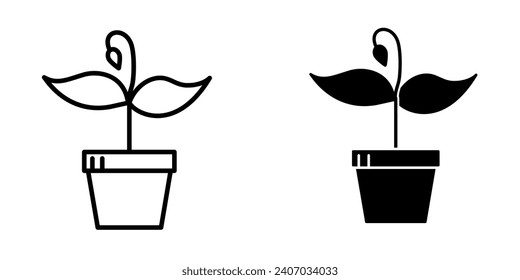Gardening Icon Vector Design Template